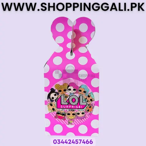 LOL Surprise Goody Box - 7 x 4 Inch - Gift Box - LOL Surprise Theme - Multicolor - Girls - Pack Of 10