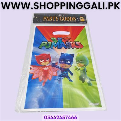 Pj Masks Goody Bags - 10 x 6 Inch - Gift Bags - Pj Masks Theme - Multicolors - Unisex - Pack Of 10