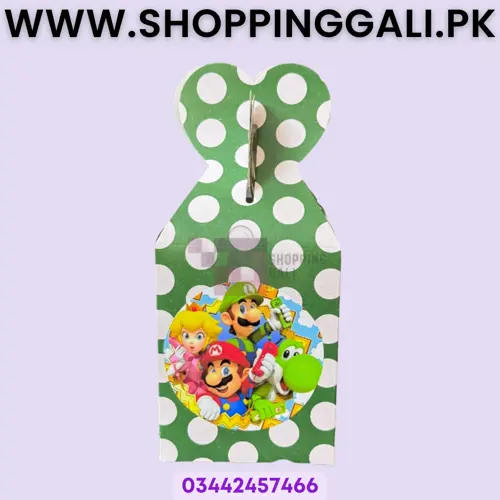Mario Goody Box - 7 x 4 Inch - Gift Box - Mario Theme - Multicolor - Unisex - Pack Of 10