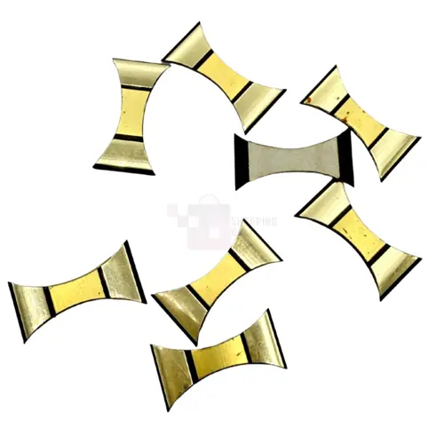 Stickers - Golden And Black - Unisex - Pack Of 100 
