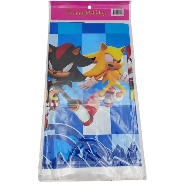 Sonic - 108 cm x 180 cm - Table Cover - Multicolors - Unisex - Pack Of 1