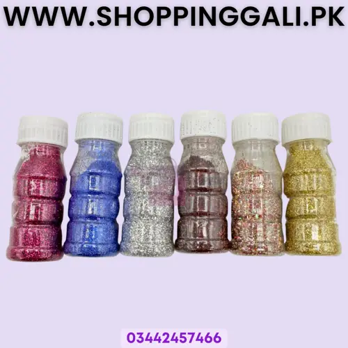 Glitter Bottles - Multicolor - Unisex - Pack Of 6 