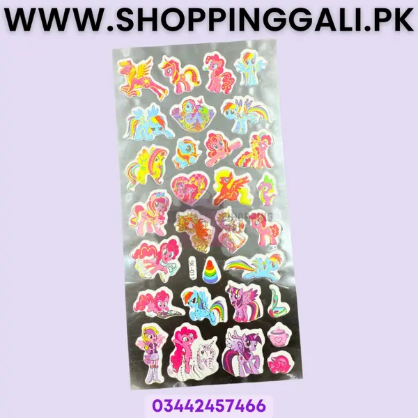 My Little Pony Stickers - Stickers - Multicolors - Girls - Pack Of 1