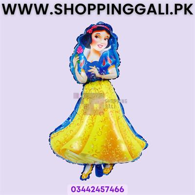 Large Snow White Princess Foil Balloon - 35 Inch - Balloon Decoration Items - Pink - Girls - Pack Of 1