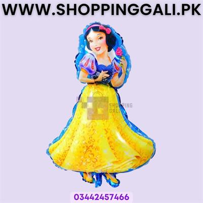 Large Snow White Princess Foil Balloon - 35 Inch - Balloon Decoration Items - Pink - Girls - Pack Of 1