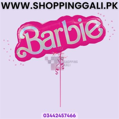 Cloud Barbie Foil Balloon - 13 x 27 Inch - Balloon Decoration Items - Pink -  Girls - Pack Of 1