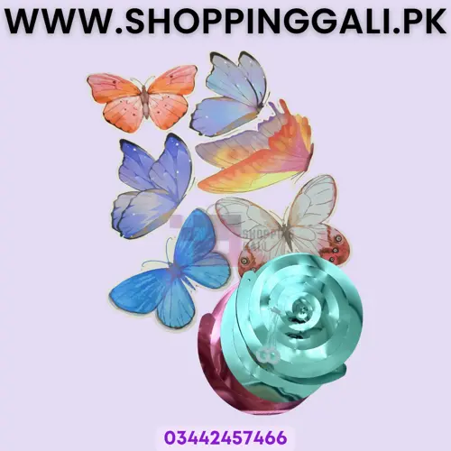  Butterfly Spiral Cutouts Streamers Set - Spirals - Multicolors - Girls - Pack Of 12