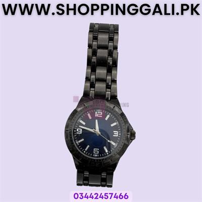 Wrist Watch - Quartz Watch - Black Color