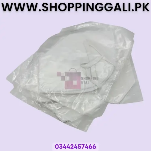 Face Masks - Disposable Protective Masks - White - Pack Of 10