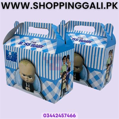 BOSS BABY THEME GOODY BOX FANCY - PACK OF 10 GOODY BOX