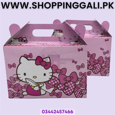 Hello Kitty Goody Box - 6.5 x 7 x 3.5 Inch - Gift Box - Hello Kitty Theme - Pink - Girls - Pack Of 10