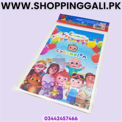 Cocomelon Goody Bags - 10 x 6 Inch - Gift Bags - Cocomelon Theme - Multicolors - Unisex - Pack Of 10