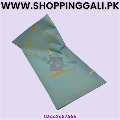 DARK BLUE GOLDEN SHEET MARBLE DESIGN BOUQUET SHEET PACK OF 20 SHEETS ( 22.5 INCH X 22.5 INCH )