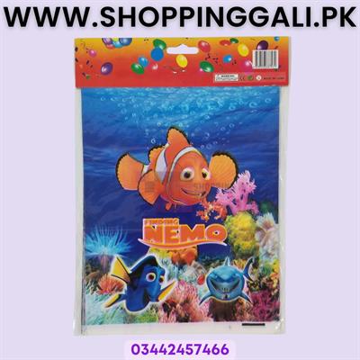 Finding Nemo Goody Bags - 10 x 6 Inch - Gift Bags - Finding Nemo Theme - Multicolors - Unisex - Pack Of 10