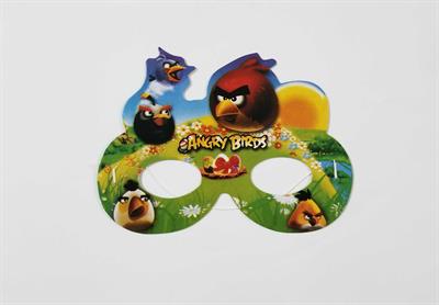 ANGRY BIRDS PAPER MASKS ( PACK OF 10 PAPER MASKS )