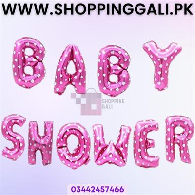 Baby Shower Foil Balloon - 16 Inch - Balloon Decoration Items - Pink