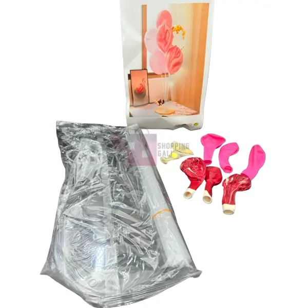 Balloon Stand  7 Place With Balloons - Plastic - Multicolor - Unisex - Pack Of 1