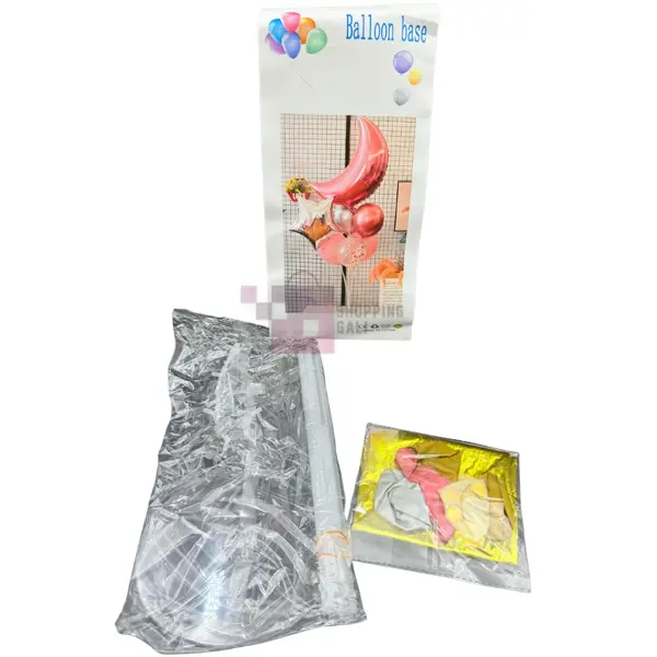 Balloon Stand  7 Place With Balloons - Plastic - Multicolor - Unisex - Pack Of 1