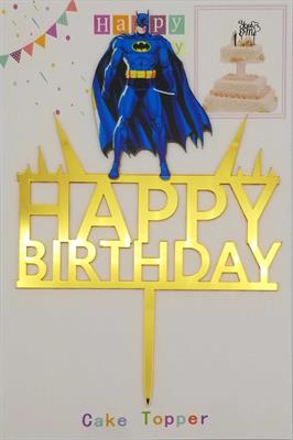 BATMAN CAKE TOPPER FOR CAKE DECORATION
