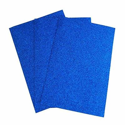 Blue Glitter Craft Foam Sheets A4 Size - Pack of 10