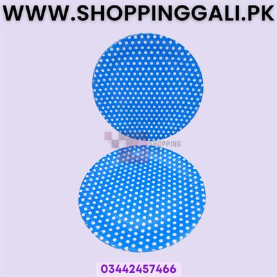 Blue Polka Dot Paper Plates - 9 Inch - Pack of 10