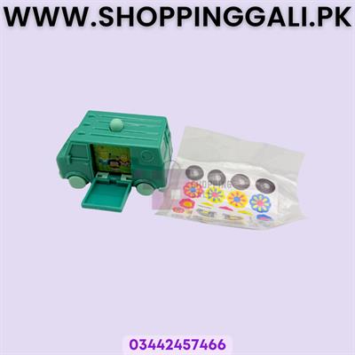 Car Toy With Stickers - 3 x 1 Inch - Pack Of 1