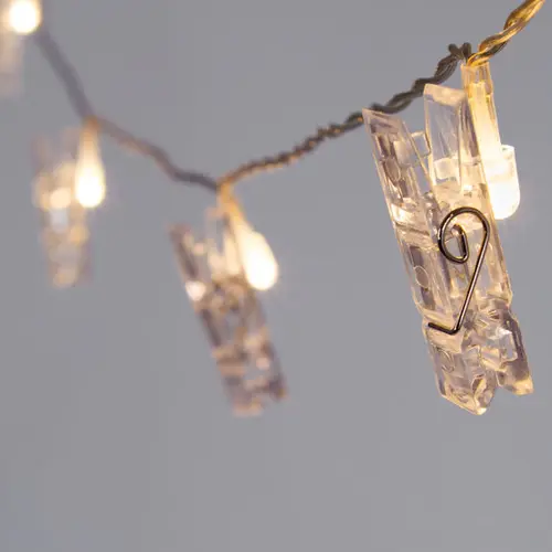 Clip Fairy Lights - 5 Ft String - Lights Warm - Pack Of 1