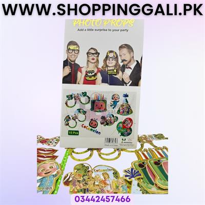 COCOMELON THEME PROPS - PACK OF 15 PROPS - COCOMELON PROPS