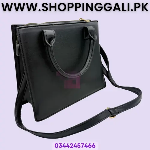 Purse Small Crossbody Handbag - Black Golden - Women's - Pack Of 1 Pc
