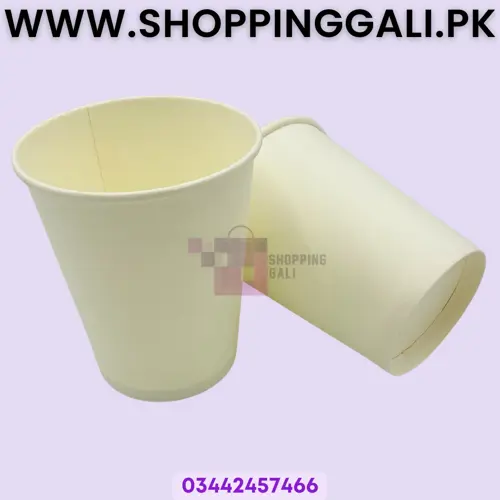 Disposable Paper Cups - 200 ml -White - Unisex - Pack Of 10