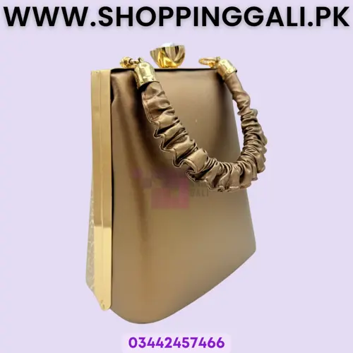 Clutch Purse - Hard Shell Clutch - Rose Gold - Women's - Pack Of 1 Pc