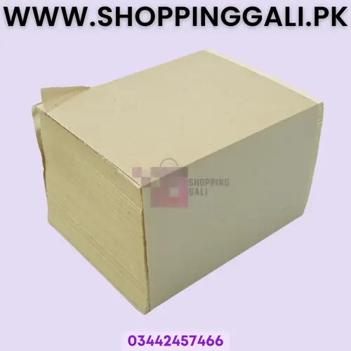 Card Paper Pack - 3 Inch - Craft Paper - White - 300 Grams - Pack Of 50 Pcs