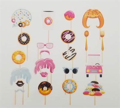 DONUT PROPS ( PACK OF 22 DONUT PROPS )