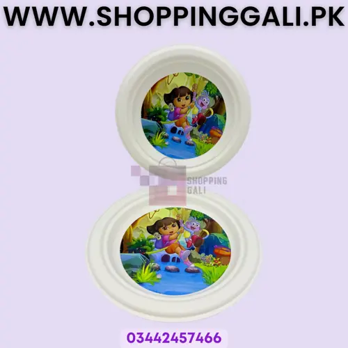 Dora Paper Plates - 7 inch - Paper Plates -Dora Theme - Multicolors - Girls - Pack Of 10