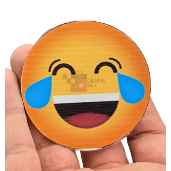Emoji Cutouts- 2.5 inch - Emoji Themed Party - Yellow - Unisex - Pack Of 12 Cutouts