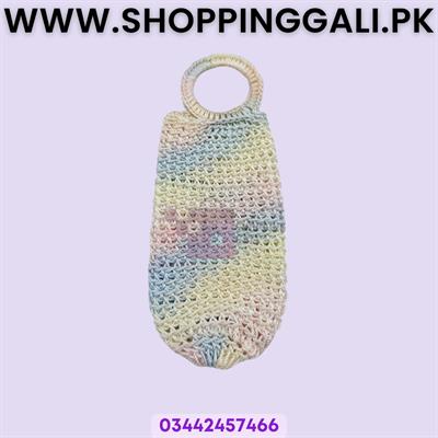 Knitted Feeder Bottle Cover - Multicolour - Pastel - Unisex - Pack Of