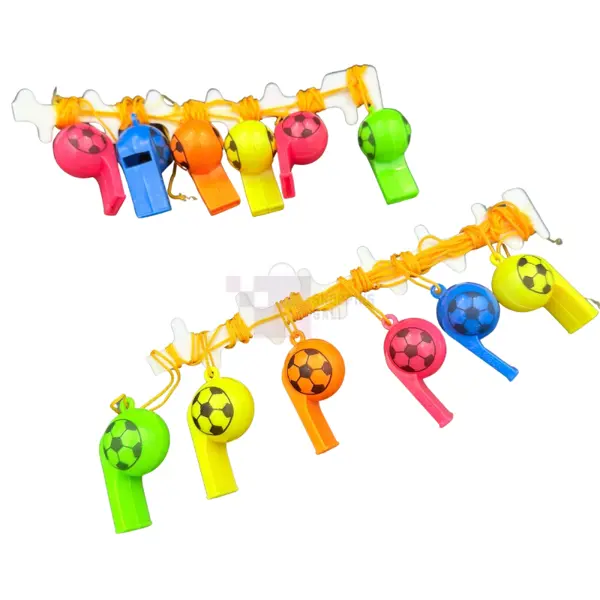 Football Whistles - Multicolor - Boys - Pack Of 6