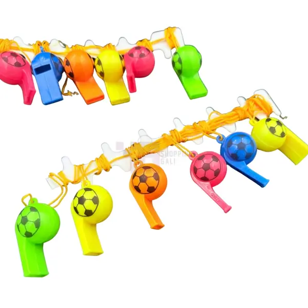Football Whistles - Multicolor - Boys - Pack Of 6