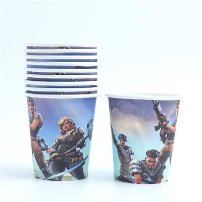FORTNITE PAPER CUPS ( PACK OF 10 PAPER CUPS )