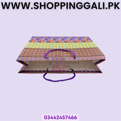 Paper Bags Purple - 15 Inch By 10 Inch Gift Bags - Multicolor - Unisex - Pack Of 1