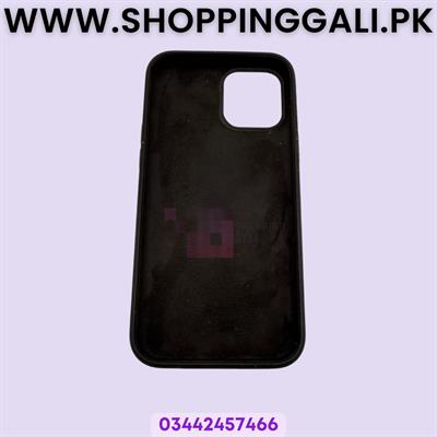 12 Pro Max Back Cover - Standard Black - Unisex - Pack Of 1