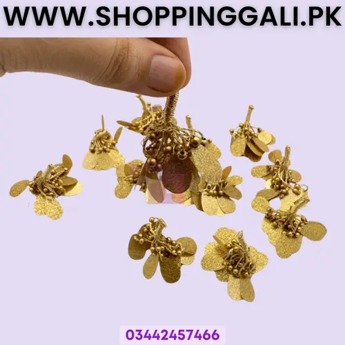 Latkan Decoration Golden - Pack Of 12