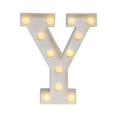 Y LED ALPHABET - BATTERY OPERATED LED LETTERS FOR TABLE DECORATION