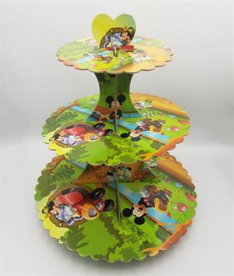 MICKEY MOUSE CUPCAKE STAND FOR TABLE DECORATION ( 3 TIERS CUPCAKE STAND )
