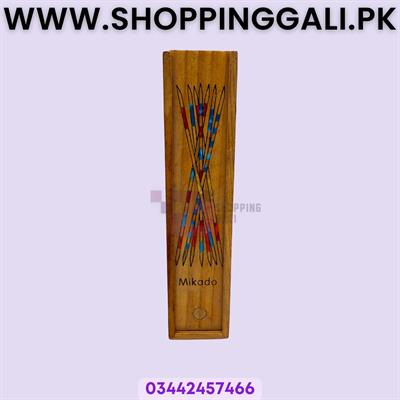Mikando Wooden Sticks With Box - 7 Inch Height - Pack Of 31