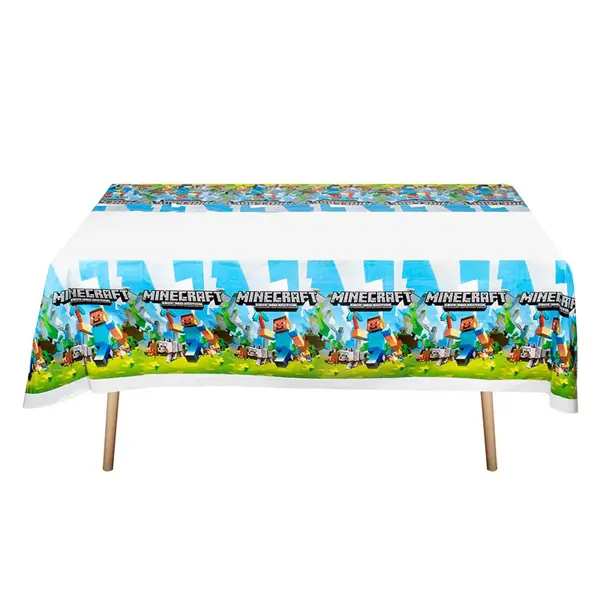 Minecraft Table Cover - 108 cm x 180 cm - Table Cover - Multicolors - Pack Of 1