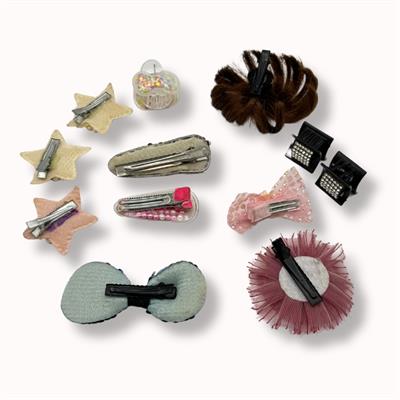 PACK OF 12 MINI HAIR CLIPS FOR EVERYDAY USE