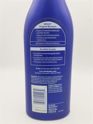 NIVEA ORIGINAL MOISTURE BODY LOTION WITH VITAMIN E ( FOR NORMAL TO DRY SKIN )