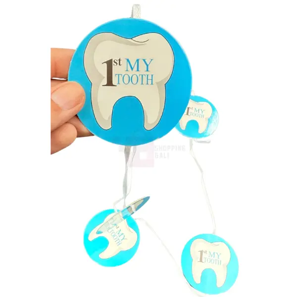 My First Tooth Garland - Garland Banner - Blue - Boys - Pack Of 1