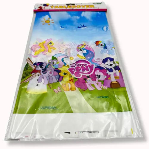 My Little Pony Table Cover - 108 cm x 180 cm - Table Cover - Little Pony Theme - Pink - Girls - Pack Of 1